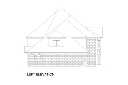 French Country House Plan #5445-00429 Elevation Photo