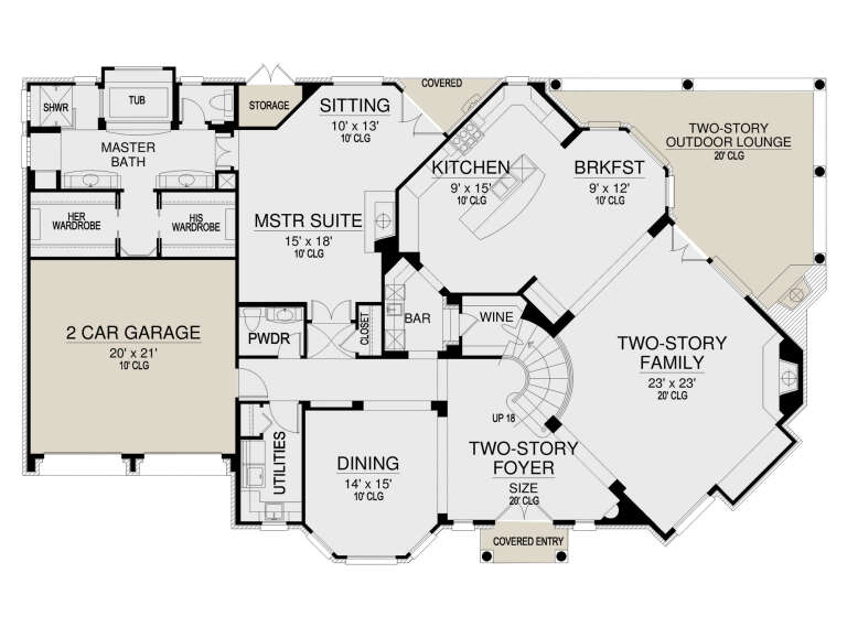 House Plan House Plan #24726 Drawing 1