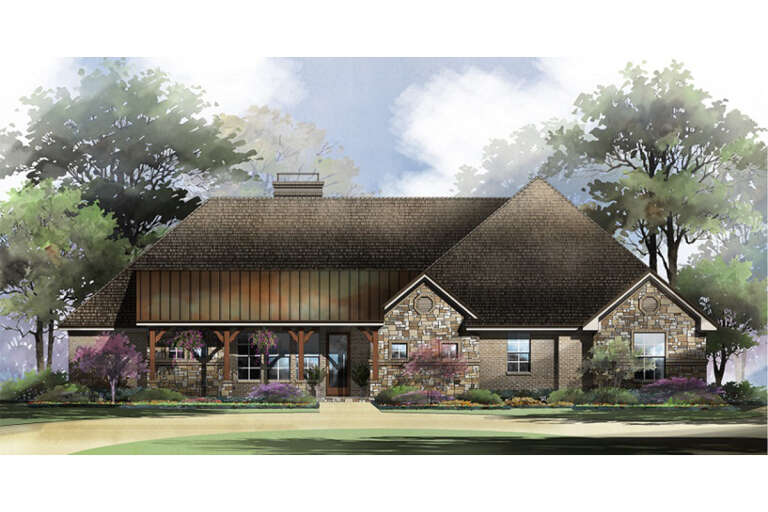 House Plan House Plan #24727 Front Elevation 