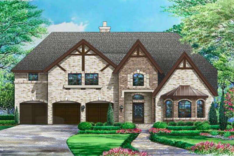House Plan House Plan #24731 Front Elevation 