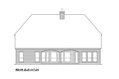 French Country House Plan #5445-00434 Elevation Photo