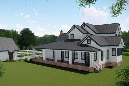 Farmhouse House Plan #3571-00002 Elevation Photo