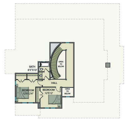 Second Floor for House Plan #3571-00002