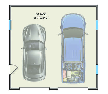 Detached Garage for House Plan #3571-00002
