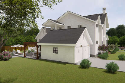 Modern Farmhouse House Plan #3571-00003 Elevation Photo