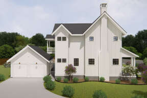 Modern Farmhouse House Plan #3571-00003 Elevation Photo