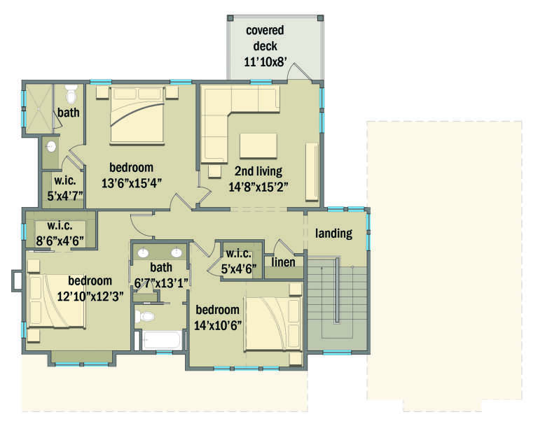 House Plan House Plan #24734 Drawing 2