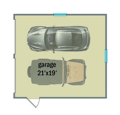 Detached Garage for House Plan #3571-00003