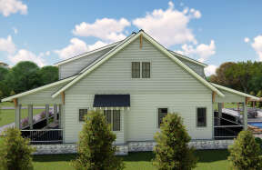 Modern Farmhouse House Plan #3571-00005 Elevation Photo