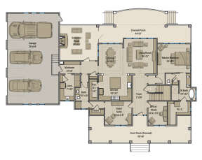 Main Floor for House Plan #3571-00005