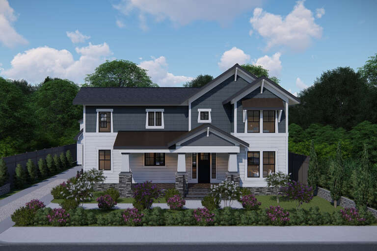 House Plan House Plan #24737 Front Elevation 