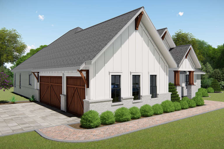 Modern Farmhouse House Plan #3571-00007 Elevation Photo