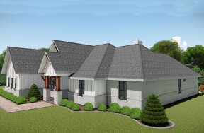 Modern Farmhouse House Plan #3571-00007 Elevation Photo