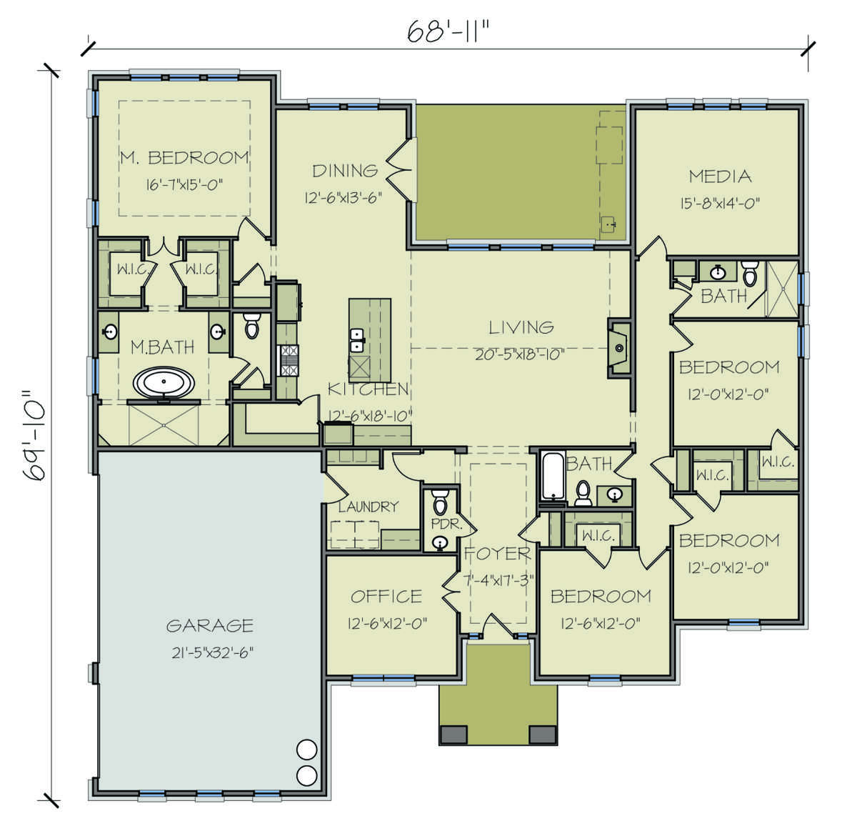 Main Floor for House Plan #3571-00007