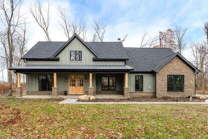 Modern Farmhouse House Plan #009-00294 Build Photo