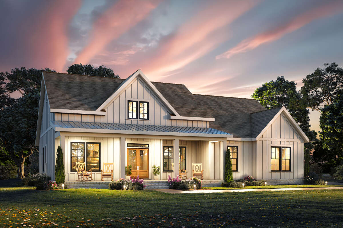 Rustic Modern Farmhouse House Plans