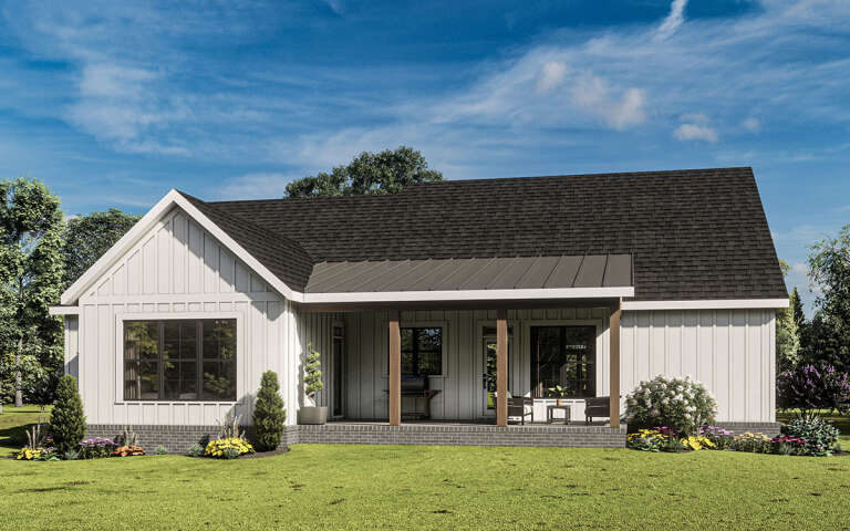 Modern Farmhouse House Plan #009-00294 Elevation Photo