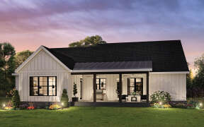 Modern Farmhouse House Plan #009-00294 Elevation Photo