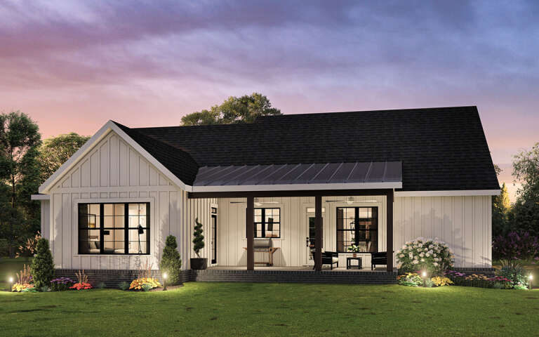 Modern Farmhouse House Plan #009-00294 Elevation Photo