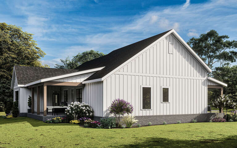 Modern Farmhouse House Plan #009-00294 Elevation Photo