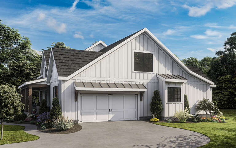 Modern Farmhouse House Plan #009-00294 Elevation Photo