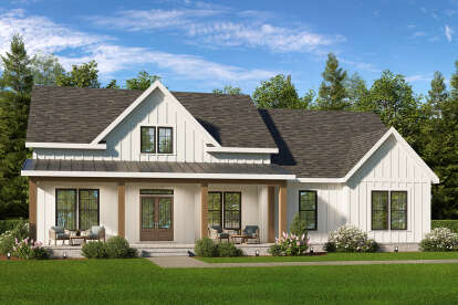Modern Farmhouse House Plan #009-00294 Elevation Photo