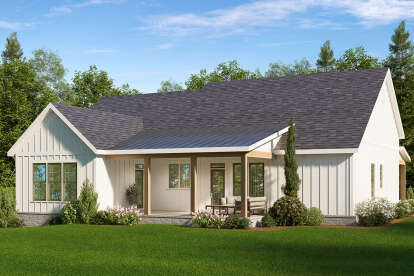 Modern Farmhouse House Plan #009-00294 Elevation Photo