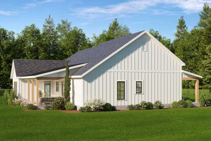 Modern Farmhouse House Plan #009-00294 Elevation Photo