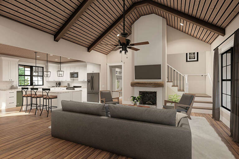 Modern Farmhouse House Plan #009-00294 Additional Photo