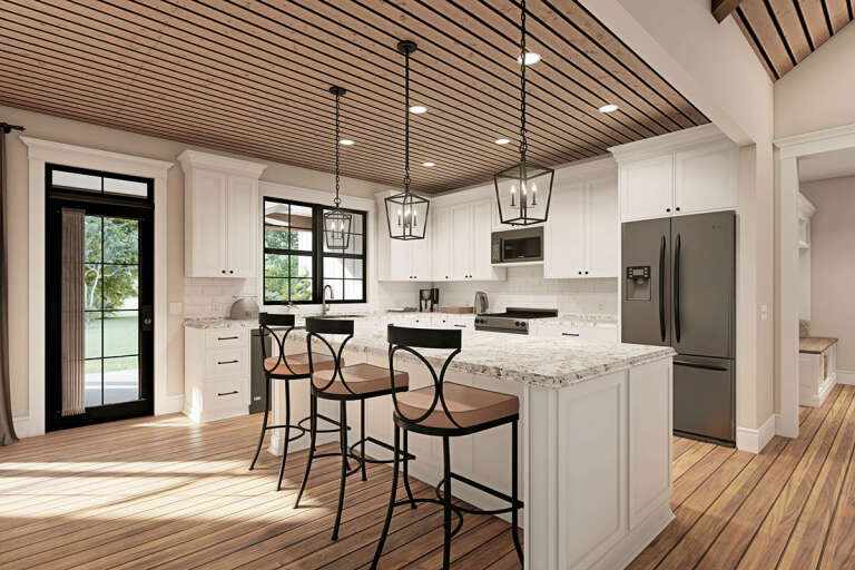 Modern Farmhouse House Plan #009-00294 Additional Photo