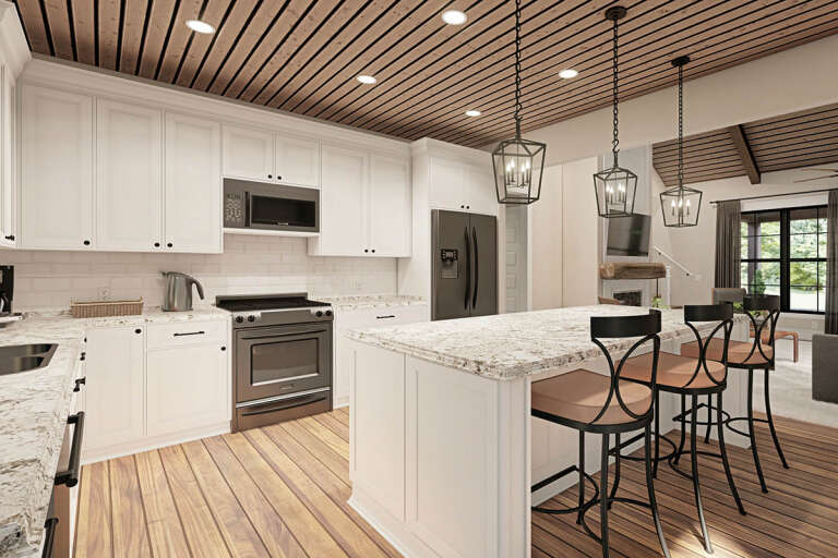 Modern Farmhouse House Plan #009-00294 Additional Photo