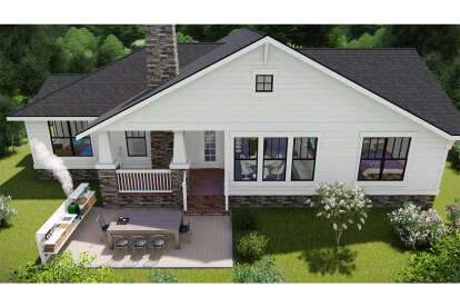 Modern Farmhouse House Plan #3571-00008 Elevation Photo