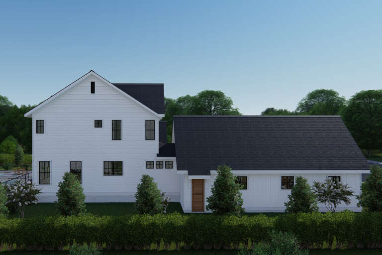 Modern Farmhouse House Plan #3571-00009 Elevation Photo