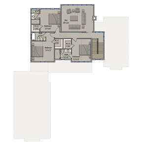 Second Floor for House Plan #3571-00009