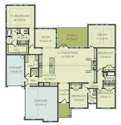 Main Floor for House Plan #3571-00010
