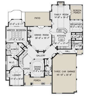 Main Floor for House Plan #699-00282