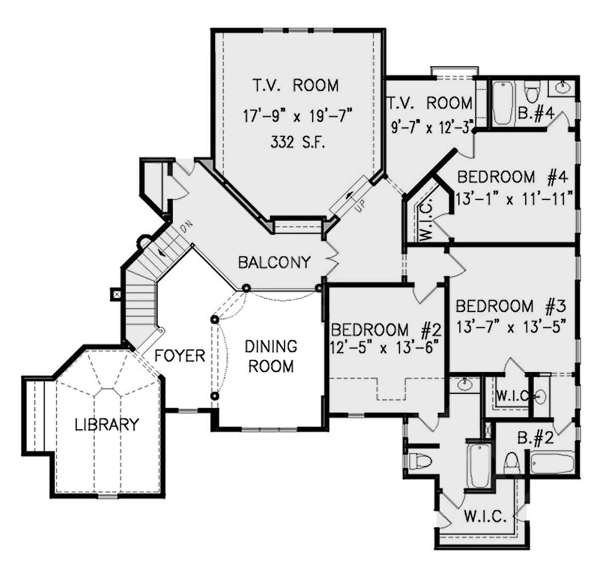Second Floor for House Plan #699-00282