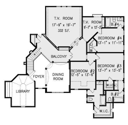 Second Floor for House Plan #699-00282