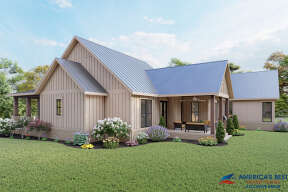 Modern Farmhouse House Plan #041-00230 Elevation Photo