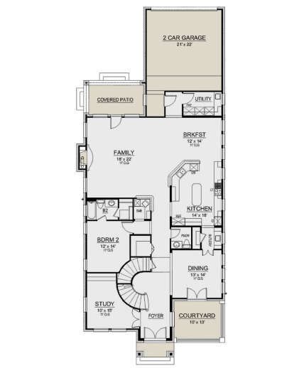 House Plan House Plan #24747 Drawing 1