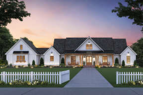 Modern Farmhouse House Plan #4534-00034 Elevation Photo