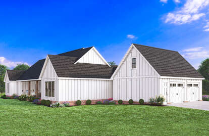 Modern Farmhouse House Plan #4534-00034 Elevation Photo