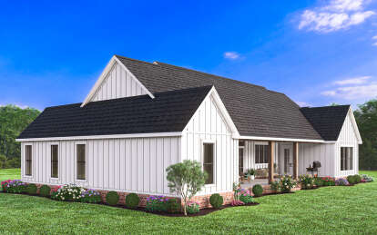 Modern Farmhouse House Plan #4534-00034 Elevation Photo