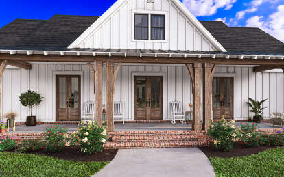 Modern Farmhouse Plan: 3,127 Square Feet, 4 Bedrooms, 3.5