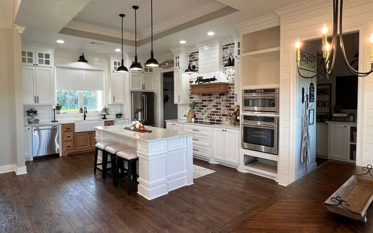 Modern Farmhouse House Plan #4534-00035 Build Photo