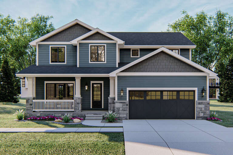 House Plan House Plan #24750 Front Elevation 