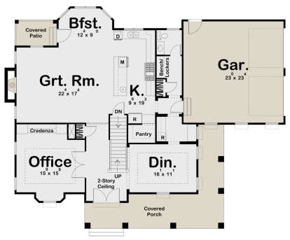 House Plan House Plan #24751 Drawing 1