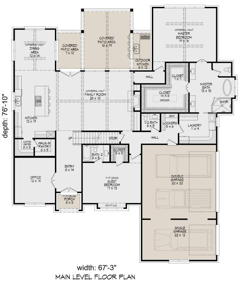 House Plan House Plan #24753 Drawing 1
