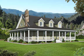 Country House Plan #940-00248 Elevation Photo