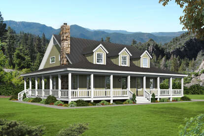 Country House Plan #940-00248 Elevation Photo